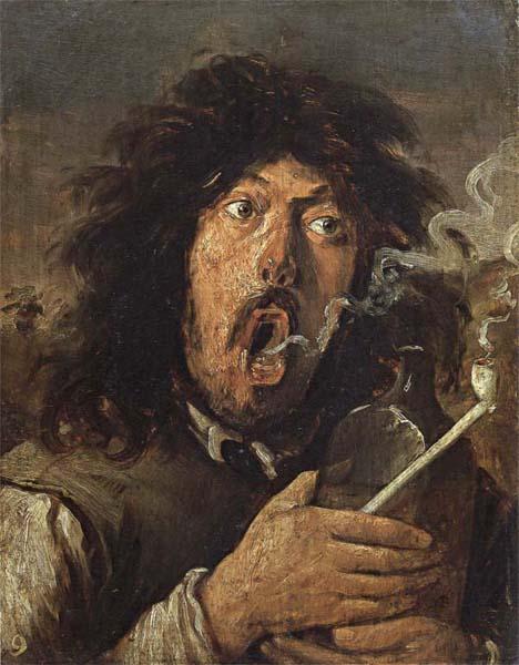 Joos van craesbeck The Smoker France oil painting art